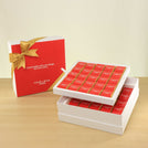 Corporate customized premium chocolate 2-layer hard box