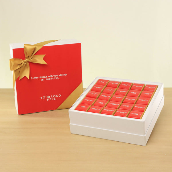 Set of 2 corporate customized premium chocolate hard box