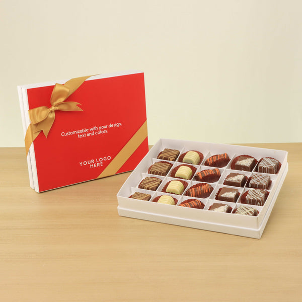 Set of 3 corporate customized premium chocolate 20P hard box