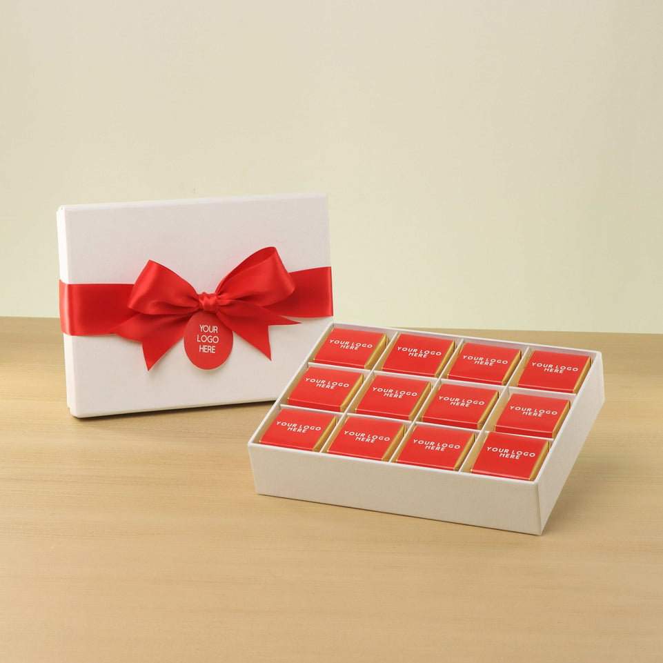 Set of 5 corporate customized premium chocolate 12P hard box