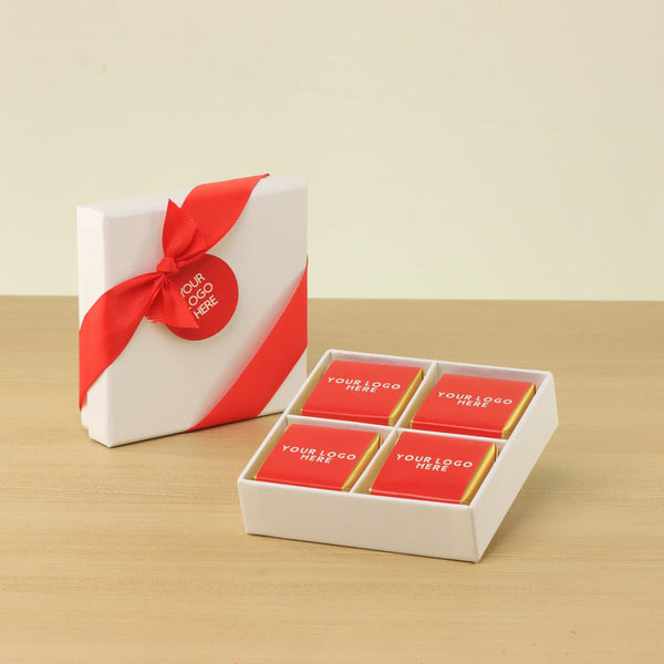Set of 15 corporate customized premium chocolate 4P hard box