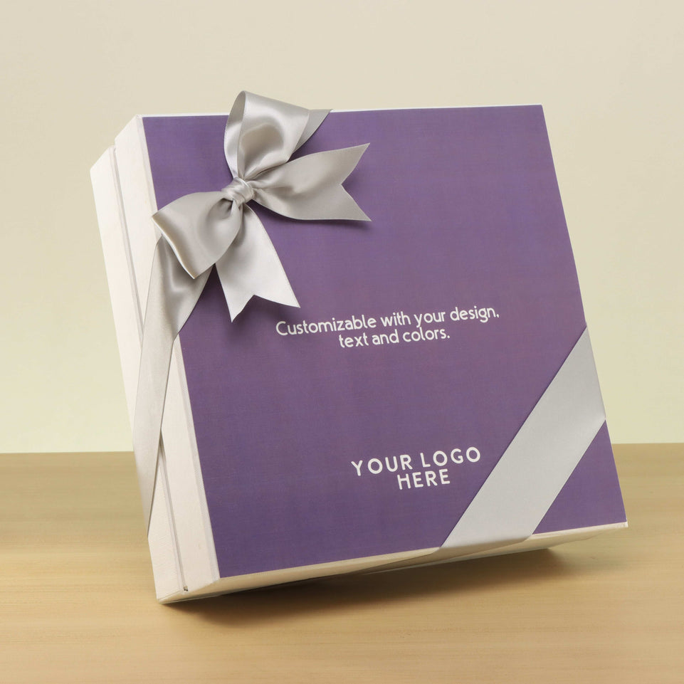 Corporate customized premium chocolate 2-layer hard box