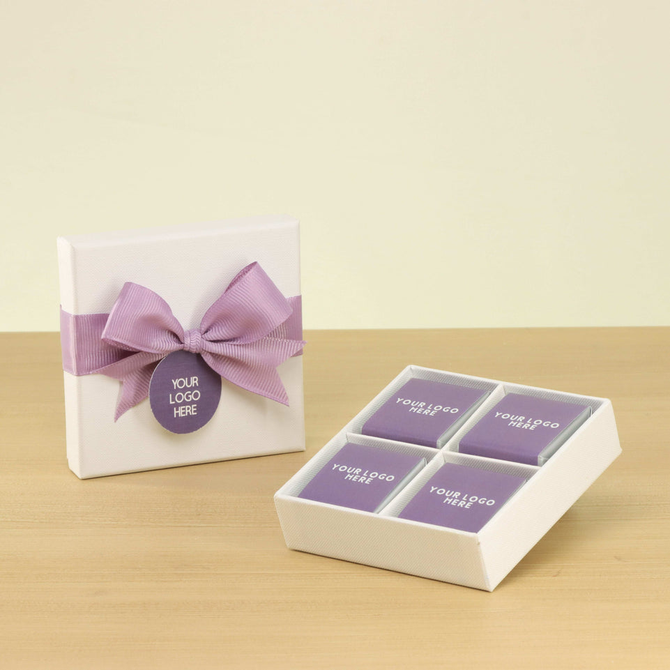 Set of 15 corporate customized premium chocolate 4P hard box