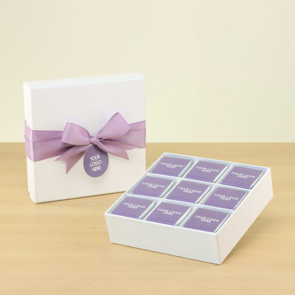 Set of 5 corporate customized premium chocolate 9P hard box