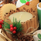 Season's greeting designed premium chocolate & sweets large basket