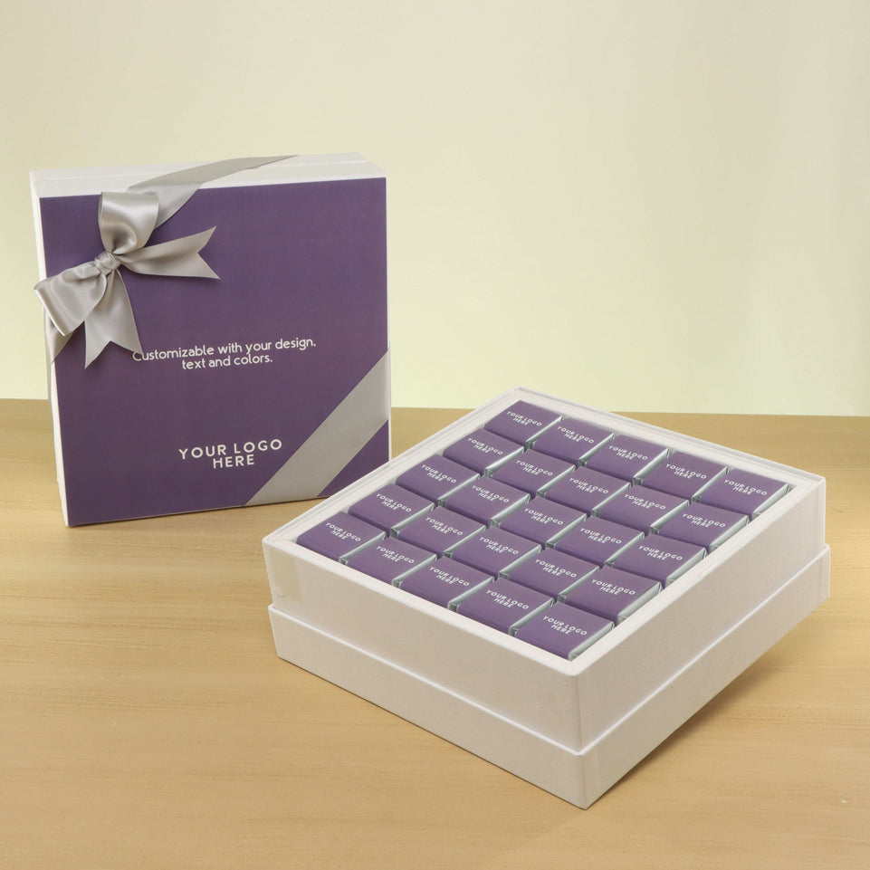 Set of 2 corporate customized premium chocolate hard box