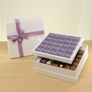 Corporate customized premium chocolate 2-layer hard box