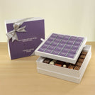 Corporate customized premium chocolate 2-layer hard box