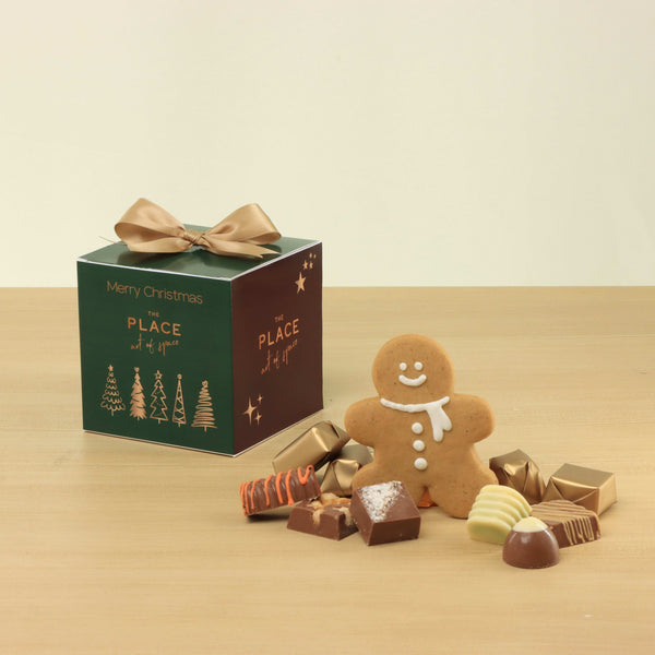 Corporate customized premium chocolate & cookies printed soft box