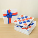 Corporate customized premium chocolate 2-layer hard box