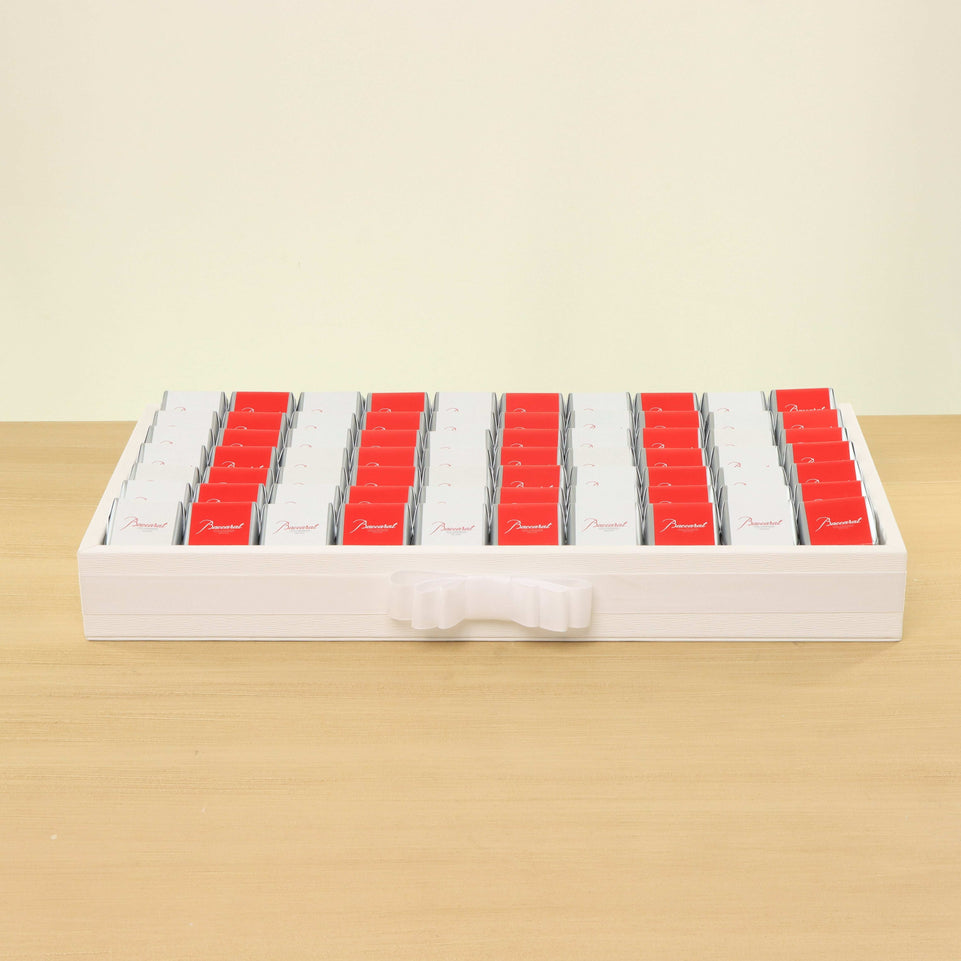 Corporate customized premium chocolate medium leather tray