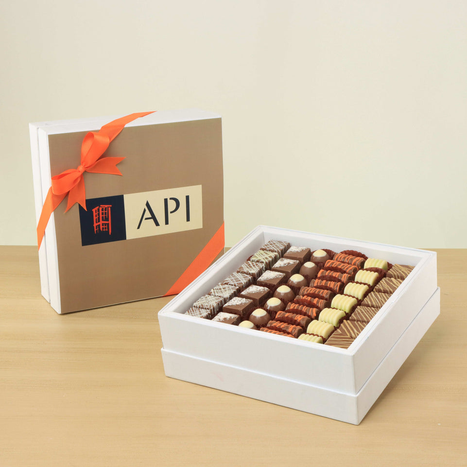Set of 2 corporate customized premium chocolate hard box