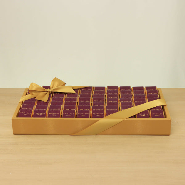 Corporate customized premium chocolate medium leather tray