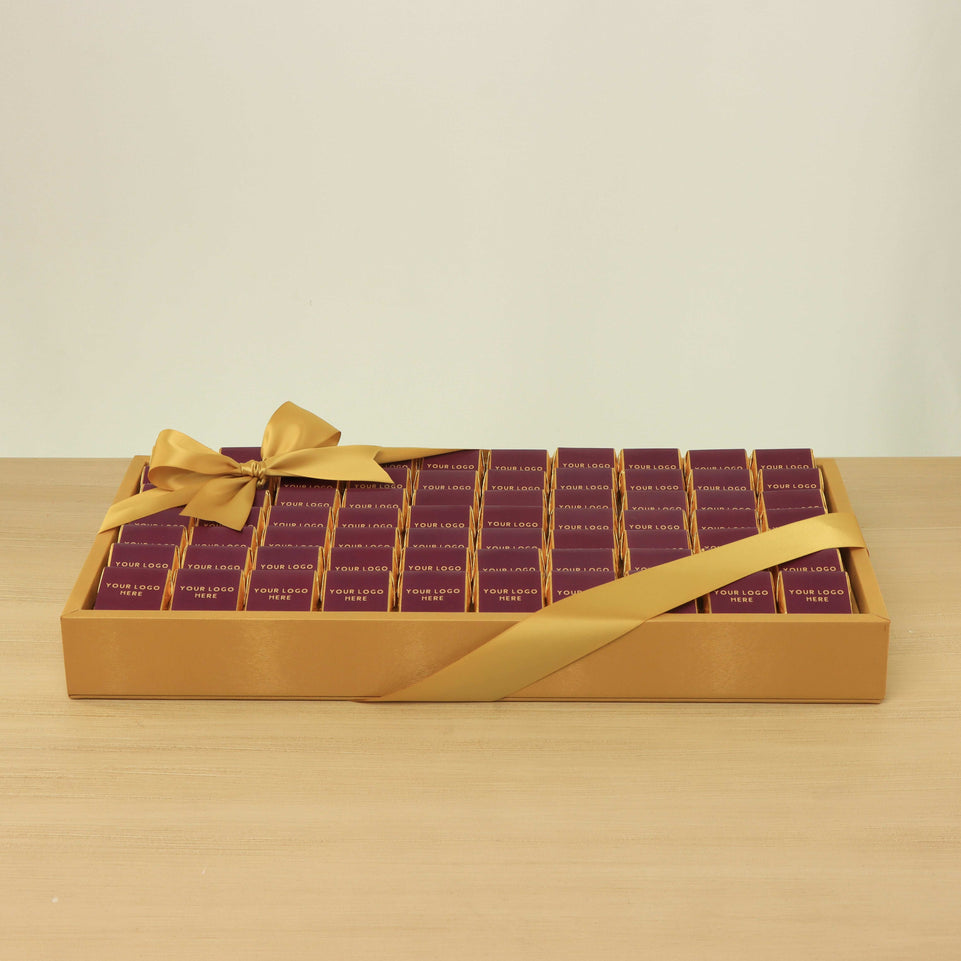 Corporate customized premium chocolate medium leather tray