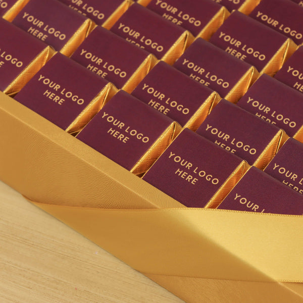 Corporate customized premium chocolate medium leather tray