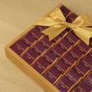 Corporate customized premium chocolate medium leather tray