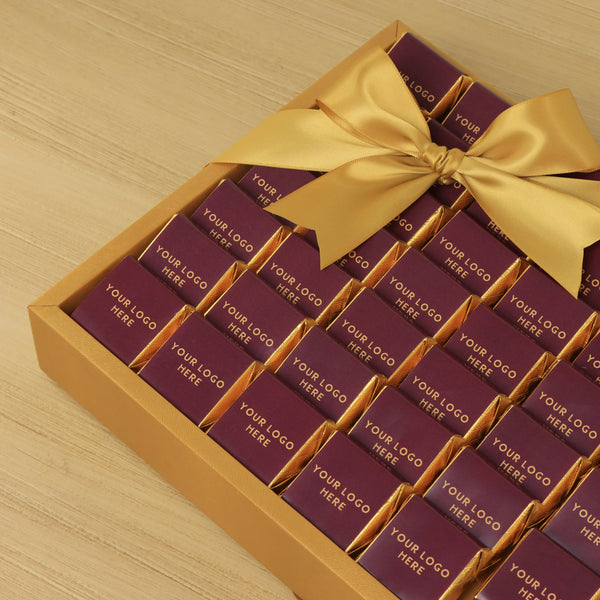 Corporate customized premium chocolate medium leather tray