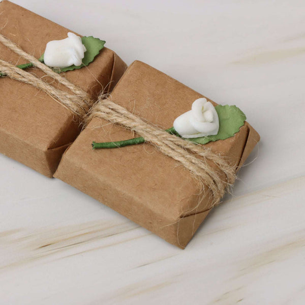 Flower decorated rustic premium chocolate