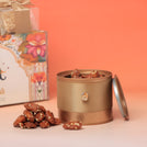 Happy Diwali elephant floral designed premium chocolate & sweets medium acrylic tray