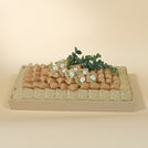 Rustic Theme Designed premium Chocolate medium Leather Tray