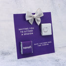 Set of 20 corporate customized premium thin chocolate invitation card