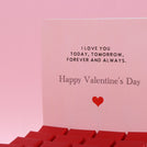 I love you valentine designed chocolate medium hamper