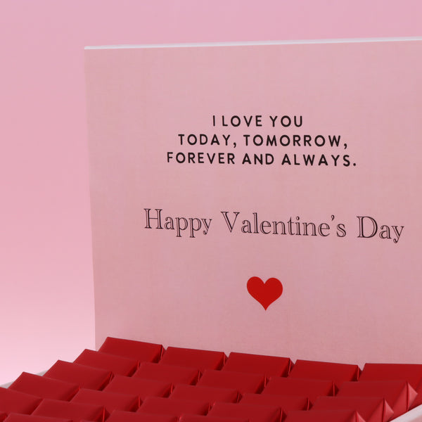 I love you valentine designed chocolate Large hamper