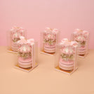 Set of 20 Baby girl personalized carousel music box giveaway