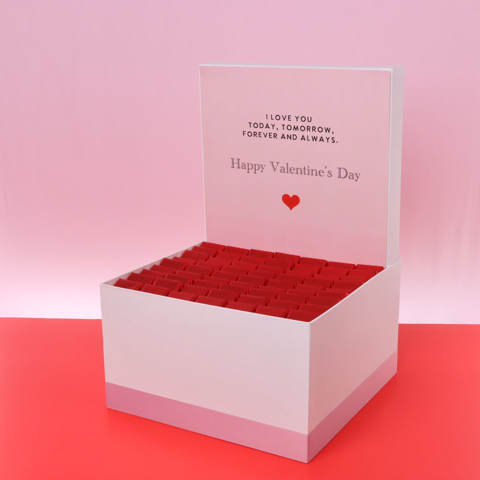 I love you valentine designed chocolate extra large hamper