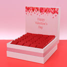 Heart designed valentine designed chocolate large hamper