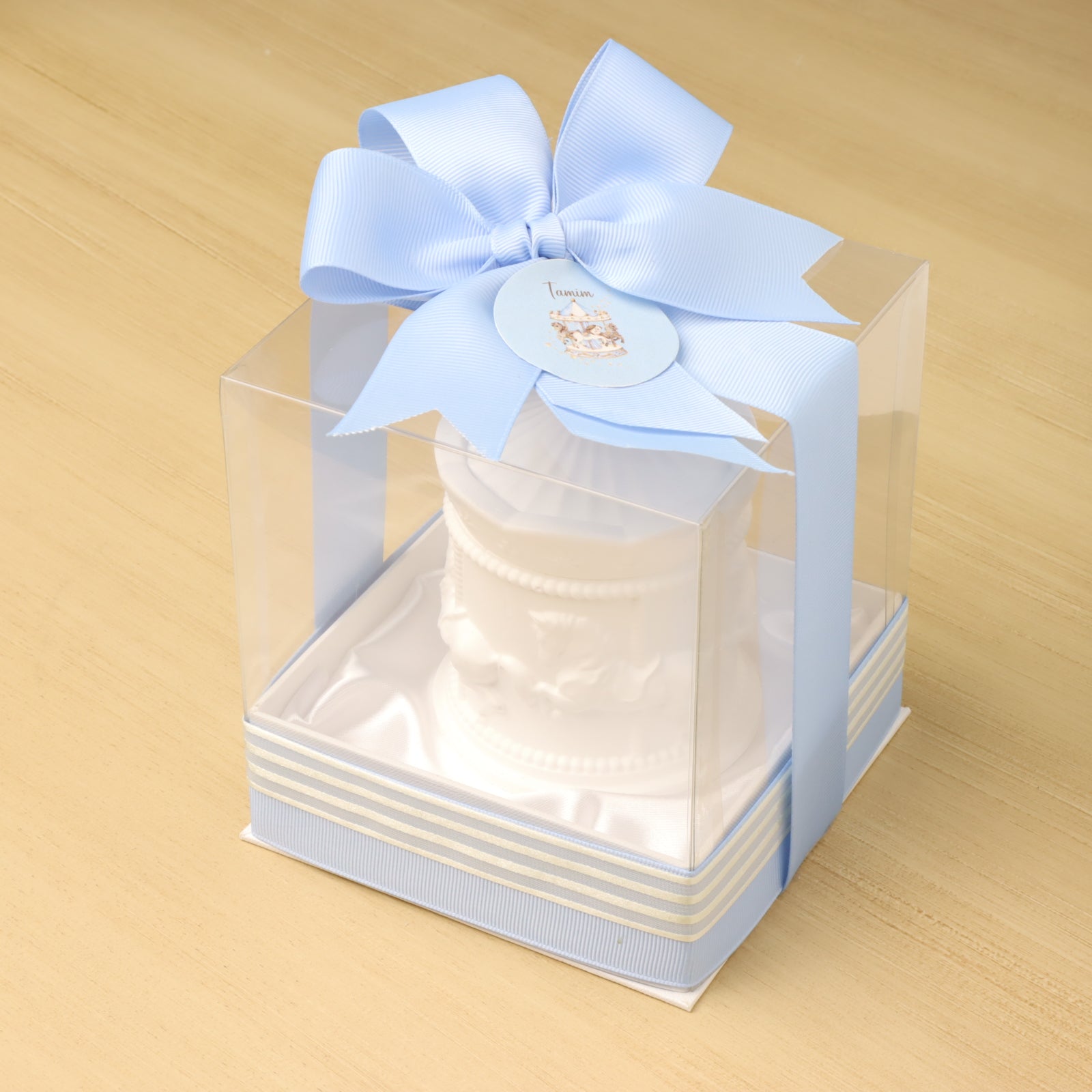 Set of 20 Baby boy carousel theme designed carousel scented candle box