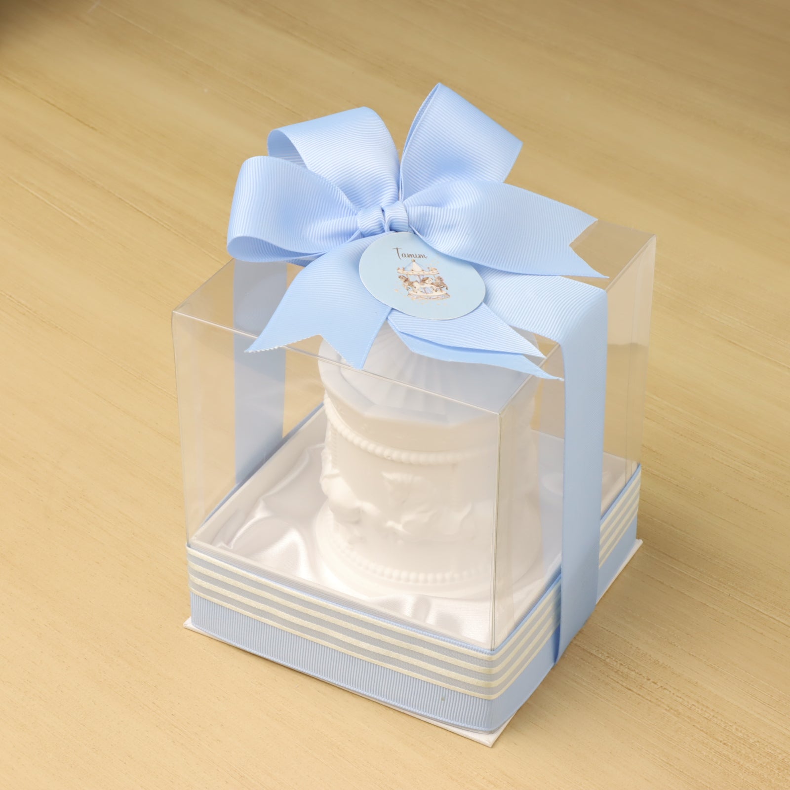 Set of 20 Baby boy carousel theme designed carousel scented candle box