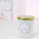 Set of 20 Baby girl ballerina shoes decorated candle hard box