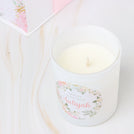 Set of 20 Baby girl ballerina shoes decorated candle hard box