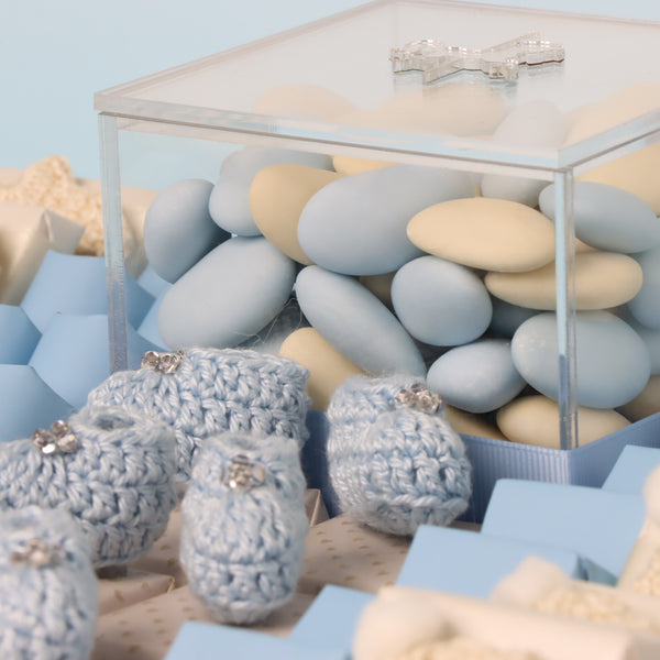 Baby boy carousel theme chocolate medium leather tray