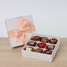 Assorted chocolate 9-piece hard box
