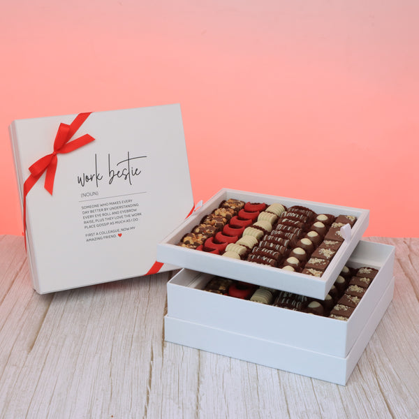 Work bestie designed 2-layer premium chocolate hard box