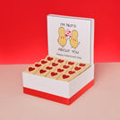 I'm nut's about you valentine designed chocolate medium hamper