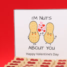 I'm nut's about you valentine designed chocolate medium hamper