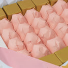 Baby girl moon theme personalized designed chocolate medium leather tray