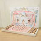 Baby girl customize tray Ballerina  theme design with acrylic backdrop
