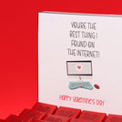 You're the best thing I found on the internet "valentine" design chocolate medium hamper