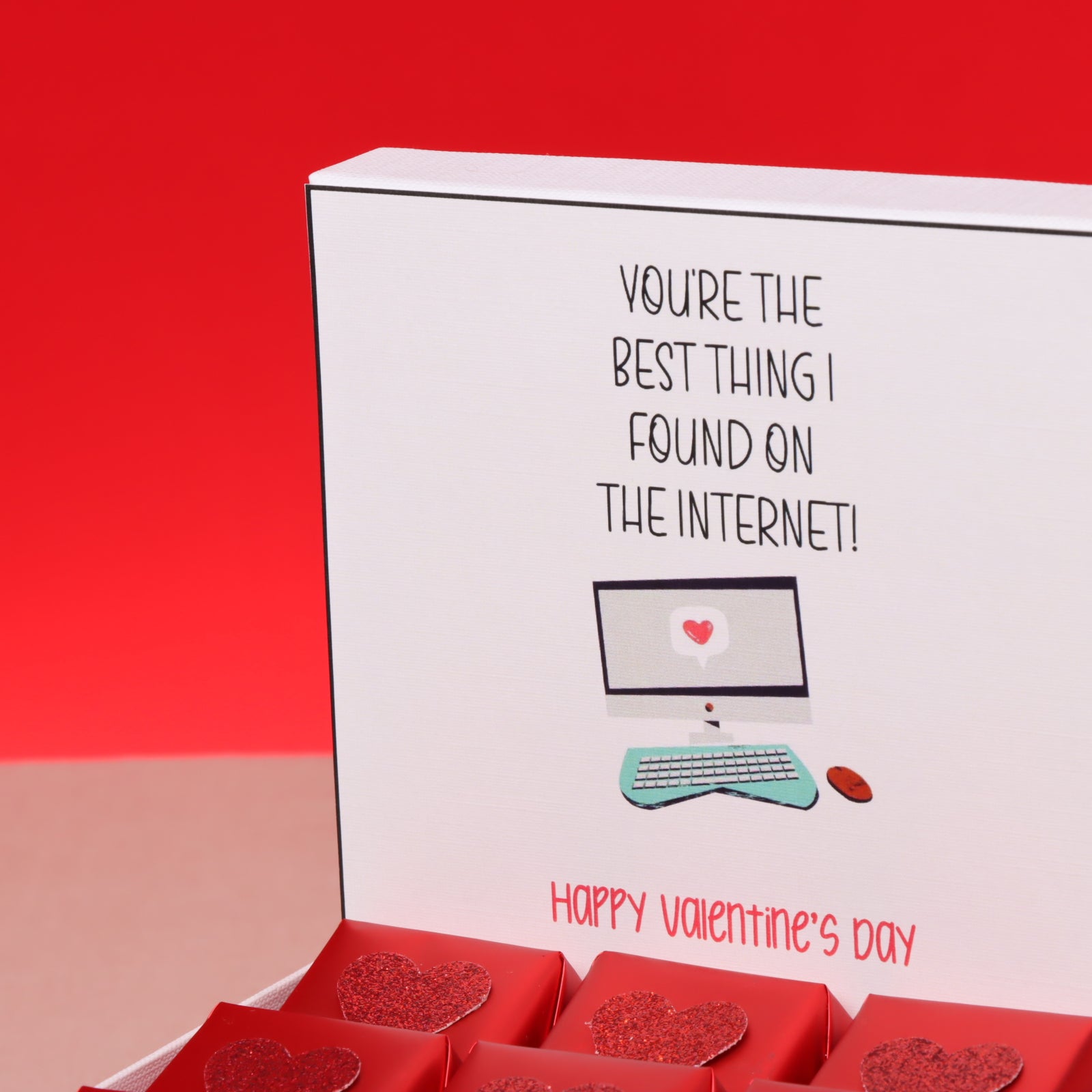 You're the best thing I found on the internet "valentine" design chocolate small hamper