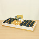 Corporate customized premium chocolate medium leather tray