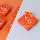 Corporate branded premium chocolate coated dates customized printed hard box