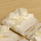 Bridal lace ribbon decorated chocolate