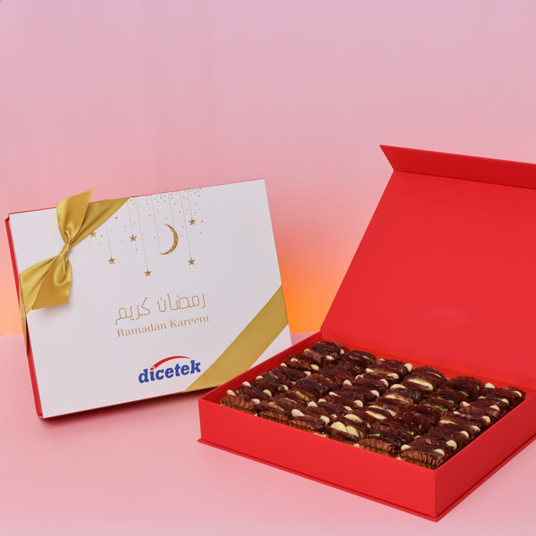 Set of 2 Ramadan Kareem corporate customized dates magnetic box
