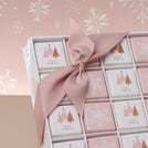 Christmas tree & snow flake designed premium chocolate view top hard box