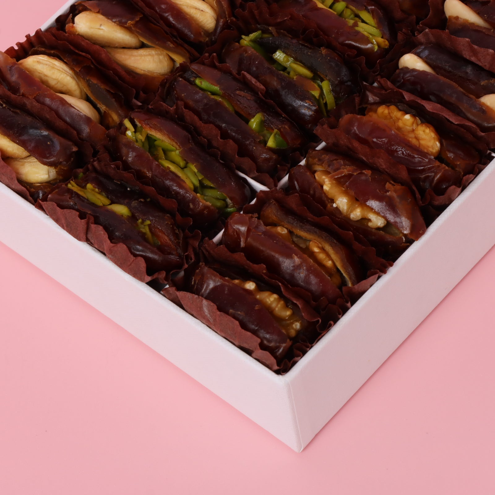 Set of 3 Ramadan Kareem corporate  customized dates hard box