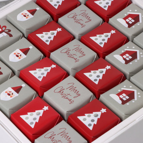 Merry Christmas designed premium chocolate hard box